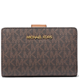 MICHAEL KORS MEDIUM SIGNATURE LOGO WALLET 35F8GTVF2B BROWN