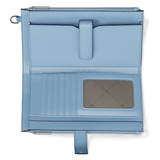 MICHAEL KORS WOMEN'S JET SET LARGE OMBRÉ SIGNATURE LOGO WRISTLET 35R5STVW3V LIGHT SKY / LT SKY