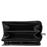 MICHAEL KORS OUTLET MENS COOPER FOLIO WALLET - MK SIGNATURE 36F2LCOF3B BLACK