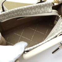 MICHAEL KORS MIRELLA SMALL SIGNATURE LOGO CROSSBODY BAG LT CRM MULTI 35R5G7ZT1B