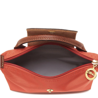 LONGCHAMP LE PLIAGE NYLON POUCH & COSMETIC BAG 34175 089 P94 / L34175  RED TOMATO