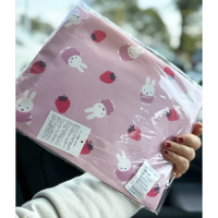 MIFFI FROM JAPAN MIFFY STRAWBERRY TRIPLE FLAT POUCH SET