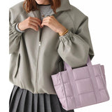 KATE SPADE KIP  SPADE HANDBAG KIP PUFFY SMALL TOTE KM669 LAVENDER
