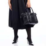 KATE SPADE KIP DENKATE SPADE HANDBAG KIP PUFFY SMALL TOTE BLACK KM669