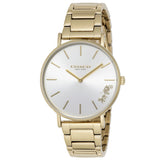 COACH BOXED PERRY STAINLESS STEEL WOMEN'S WATCH 14503345 GOLDEN