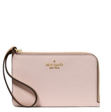 KATE SPADE LUCY SMALL CARD HOLDER WRISTLET  POWDERED SUGAR MULTI KN738