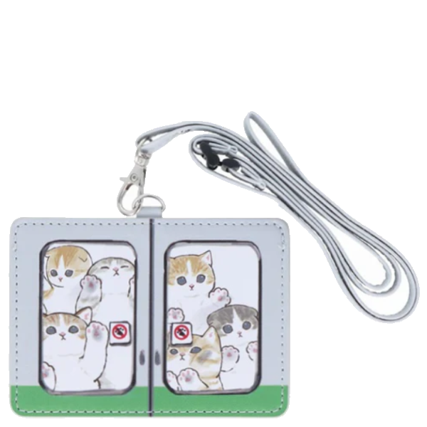 MOFUSAND FROM JAPAN MOFUSAND CARD HOLDER (CROWDED TRAIN)