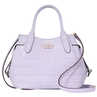 KATE SPADE DUMPLING CROC EMBOSSED MINI SATCHEL KI860 LAVENDER