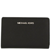 MICHAEL KORS MEDIUM SAFFIANO LEATHER WALLET 35R4STVF6L BLACK