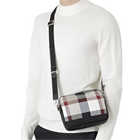 BLUE LABEL / BLACK LABEL CRESTBRIDGE NYLON OXFORD CRESTBRIDGE CHECK MINI SHOULDER BAG 51137408-42 BEIGE