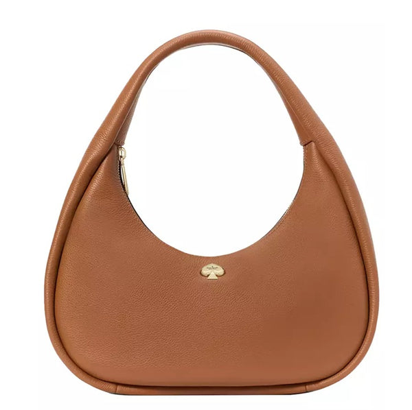 KATE SPADE KAYLA LARGE CRESCENT HOBO SHOULDER BAG KK054 BROWN