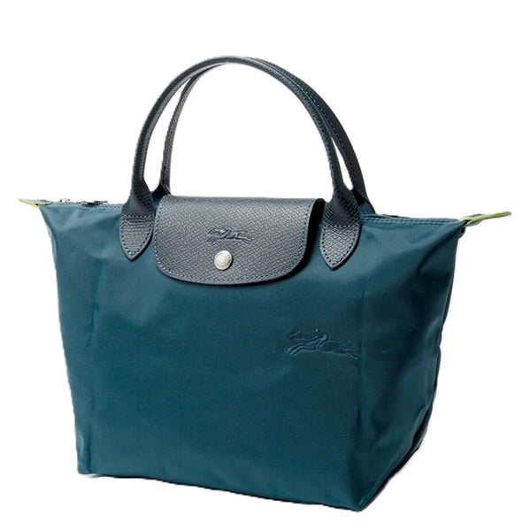 LONGCHAMP LE PLIAGE CLASSIC L1621 1621 919 P62 SMALL TOTE SHORT HANDLE BLUE