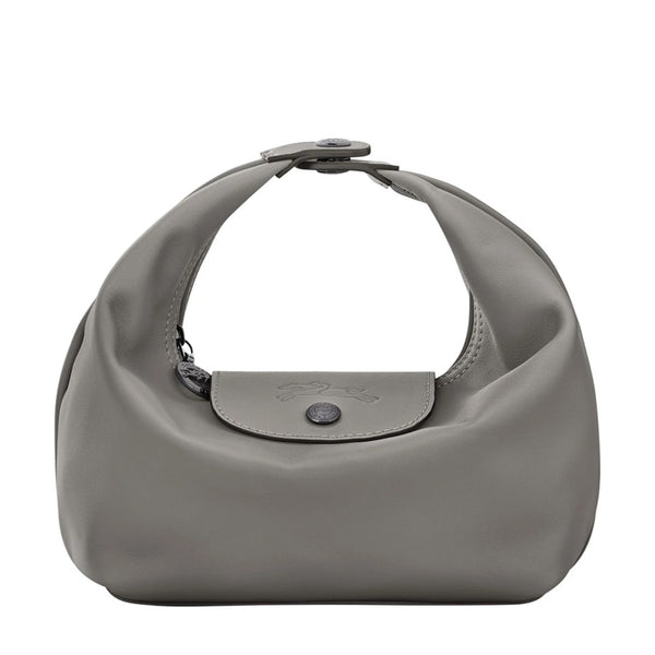 LONGCHAMP LE PLIAGE XTRA XS HANDBAG FULL LEATHER SMALL HOBO 10291 987 P55 GREY