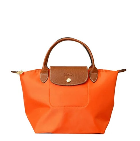 LONGCHAMP LE PLIAGE CLASSIC L1621 1621 089 P85 SMALL TOTE SHORT HANDLE  ORANGE