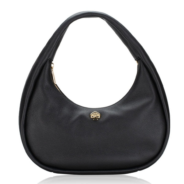 KATE SPADE KAYLA LARGE CRESCENT HOBO  SHOULDER BAG KK054 BLACK
