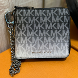 MICHAEL KORS COOPER OMBRÉ LOGO BILLFOLD WITH CHAIN 36S4LPCF5B ZIP AROUND