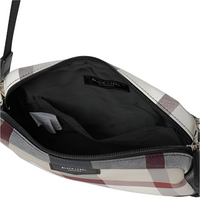 BLUE LABEL / BLACK LABEL CRESTBRIDGE NYLON OXFORD CRESTBRIDGE CHECK MINI SHOULDER BAG 51137408-42 BEIGE
