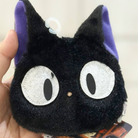 STUDIO GHIBLI FROM JAPAN MINI GAMAGUCHI JIJI 5" PLUSH COIN PURSE KIKI’S DELIVERY SERVICE