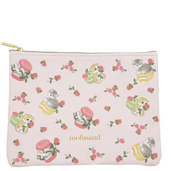 MOFUSAND FROM JAPAN MOFUSAND FLAT POUCH (SWEETS BLOSSOM PINK)