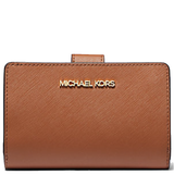 MICHAEL KORS MEDIUM CROSSGRAIN LEATHER WALLET 35F7GTVF2L LUGGAGE BROWN