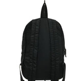 AGNES B LARGE BACKPACK NH02M-02 NYLON BLACK LAPTOP COMPARTMENT UNISEX