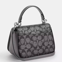 COACH LYSA TOP HANDLE BAG IN SIGNATURE CANVAS CX576