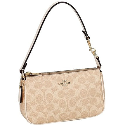 COACH NOLITA 19 IN SIGNATURE CANVAS CW426 BEIGIE