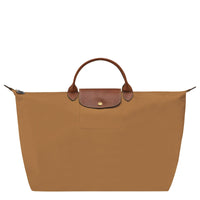LONGCHAMP PLIAGE FOLDABLE TRAVEL BAG LARGE 1624 089  P86 FAWN LIGHT BROWN