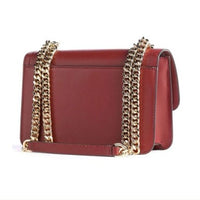 MICHAEL KORS HEATHER LARGE LEATHER SHOULDER BAG 30S2G7HL3L TERRACOTTA RED
