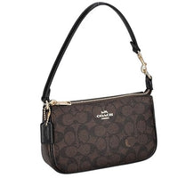 COACH NOLITA 19 IN SIGNATURE CANVAS CW426 BLACK BROWN