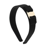 SALVATORE FERRAGAMO VARA BOW HEADBAND 0572738 BLACK HAIRBAND