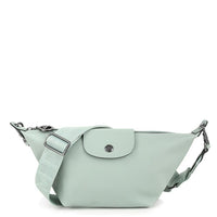 LONGCHAMP LE PLIAGE XS CROSSBODY BAG 10212 987 M07 FULL LEATHER VERVAIN