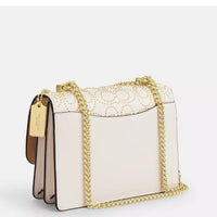 COACH KLARE CROSSBODY BAG WITH SIGNATURE RIVETS CX260 BIGGER CREAM