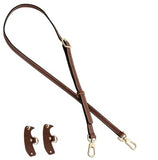 NON BRAND REPLACEMENT STRAP SUITABLE FOR LONGCHAMP SMALL POUCH BROWN