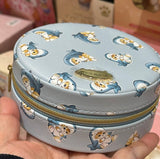 MOFUSAND FROM JAPAN MOFUSAND SHOBIDO ROUND ACCESSORY STORAGE CASE BLUE
