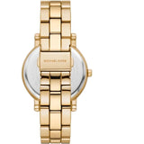 MICHAEL KORS COREY WATCH  QUARTZ 3 HAND MOVEMENT GOLDEN STRAP WITH CRYSTAL MK7547