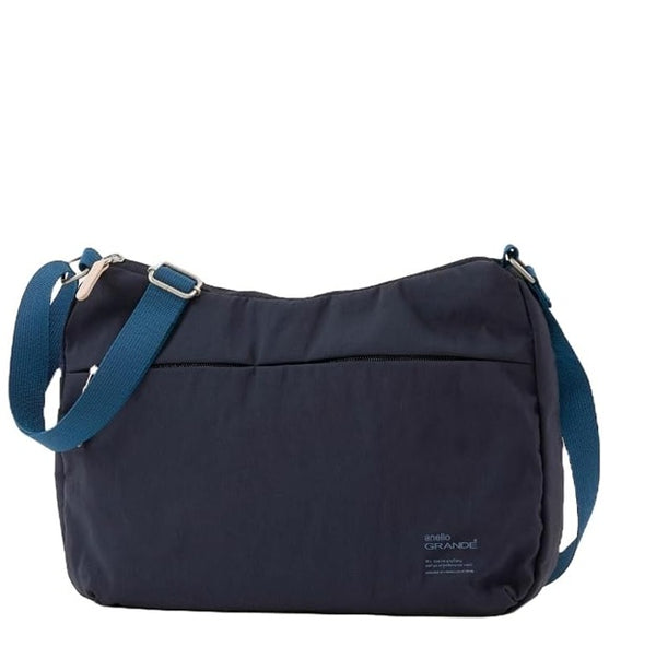 ANELLO FROM JAPAN CROSSBODY BAG MANY POCKETS COMPARTMENT POCKET NAVY