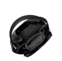 MICHAEL KORS  KHAI SMALL NYLON BUCKET CROSSBODY BAG 35T5S5FM1C BLACK