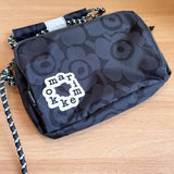 FROM FINLAND KAVARI UNIKKO KIOSKI SHOULDER BAG BLACK