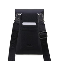 KARL LAGERFELD PHONE CROSSBODY BAG  SAFFIANO LEATHER BOX