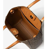 MICHAEL KORS VINCENT 35F4G2VC0B  CROSSBODY BAG WITH EXTRA  CARD CASE SIGNATURE BROWN