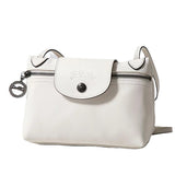 LONGCHAMP LE PLIAGE XTRA MINI CROSSBODY FULL LEATHER 10188 987 037 off WHITE ECRU PAPER