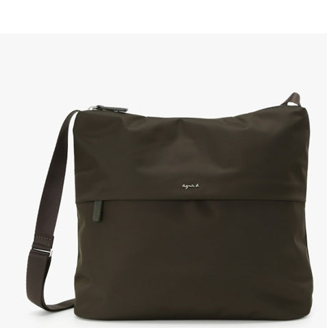 AGNES B CROSSBODY TRAVEL BAG  FROM JAPAN NYLON BAG N566VN01 GREEN BOUTIQUE COLLECTION