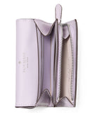 KATE SPADE KAYLA SMALL L-ZIP WALLET KK056 FULL LEATHER LAVENDER LIGHT FROZ