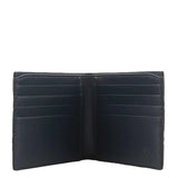 GUCCI MEN'S SHIMA SIGNATURE GG LEATHER BIFOLD WALLET EMBOSSED  835001 BLACK