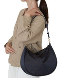 RUSSET MADE IN JAPAN  2 STRAPS SHOULDER AND CROSSBODY CE1620 BLACK NAVY