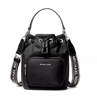 MICHAEL KORS  KHAI SMALL NYLON BUCKET CROSSBODY BAG 35T5S5FM1C BLACK