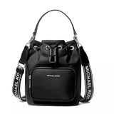 MICHAEL KORS  KHAI SMALL NYLON BUCKET CROSSBODY BAG 35T5S5FM1C BLACK