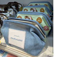 MOFUSAND FROM JAPAN MOFUSAND DENIM POUCH WIRE (DONUT NYAN)