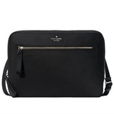 KATE SPADE CHELSEA LAPTOP SLEEVE WITH STRAP BLACK KE070